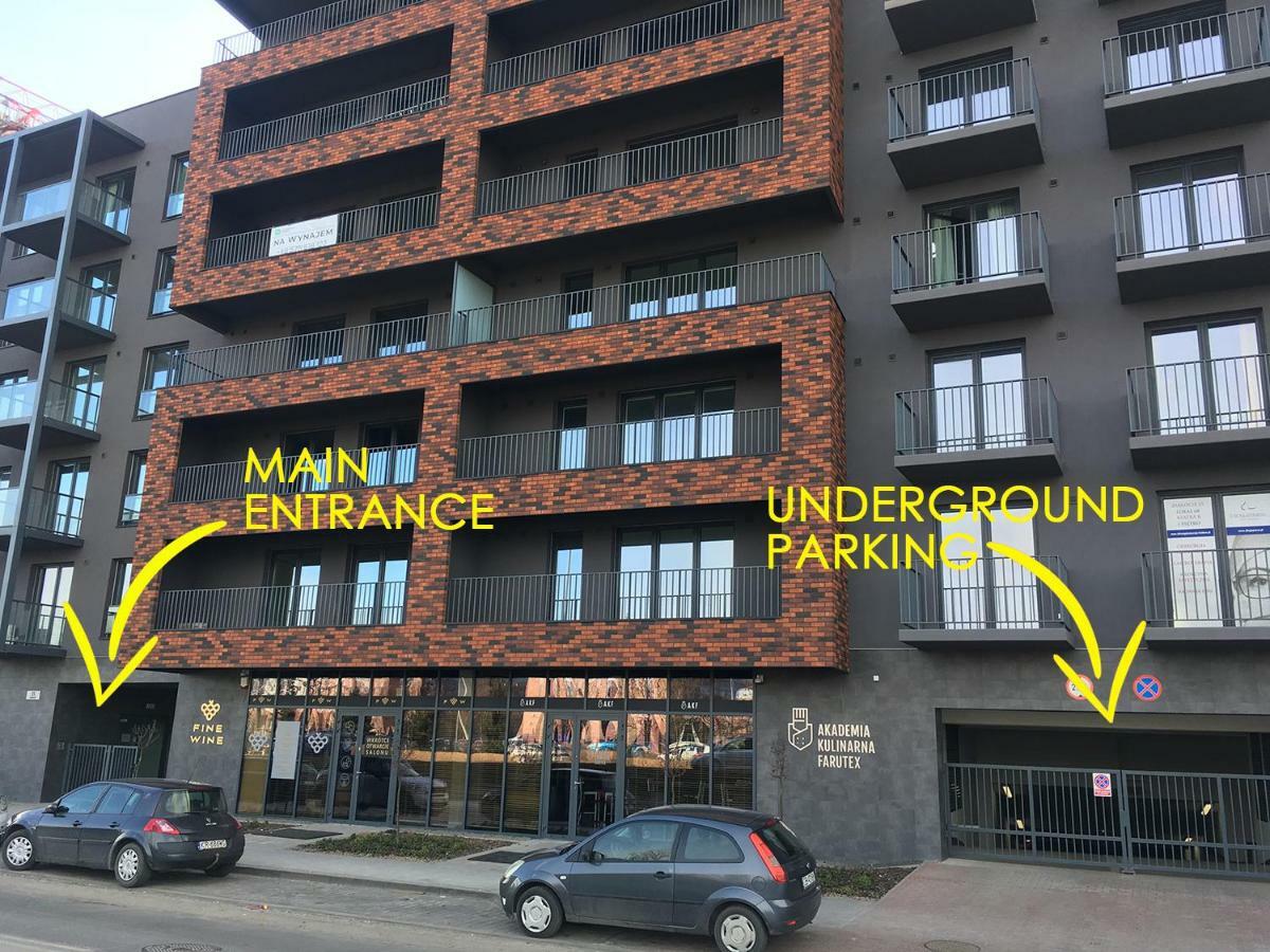 קרקוב Navyblue Apartment Cracow Free Parking Tv מראה חיצוני תמונה